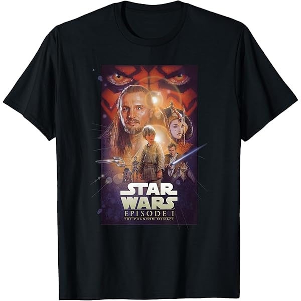 Amazon.com: Star Wars Episode 1 Vintage Poster Graphic T